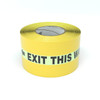 SafetyTac® Glowstripe: Exit This Way With Arrows - Inline Printed Floor Marking Tape SafetyTac® Glowstripe: Exit This Way With Arrows - Inline Printed Floor Marking Tape