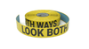 Look Both Ways - Inline Printed Floor Marking Tape Look Both Ways - Inline Printed Floor Marking Tape