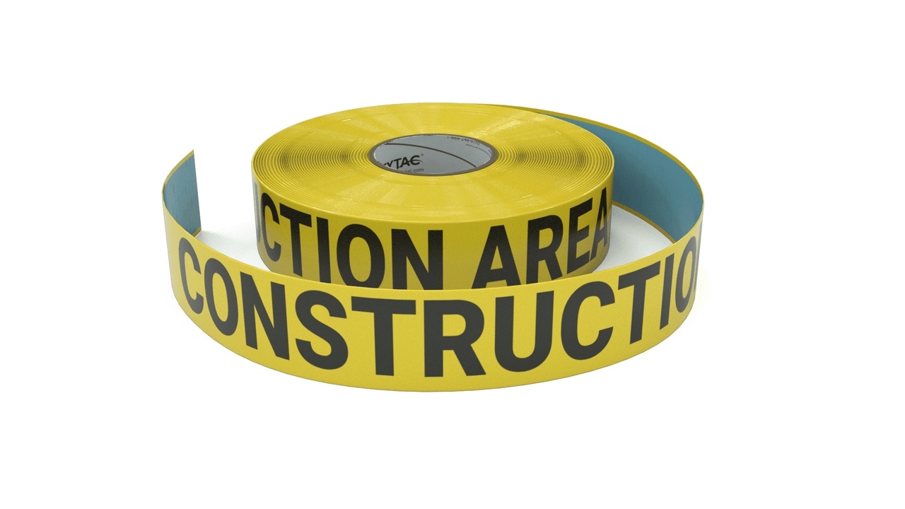 under construction zone tape