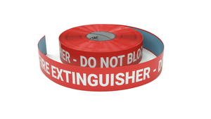 Do Not Block - Inline Printed Floor Marking Tape | SafetyTac