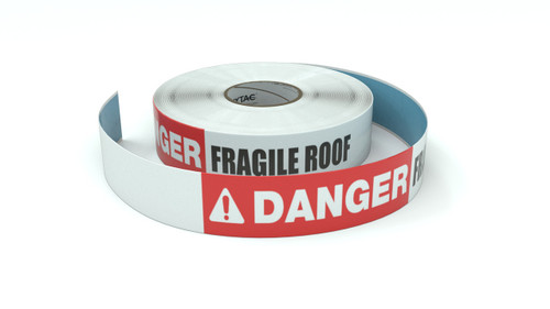 Danger: Fragile Roof - Inline Printed Floor Marking Tape