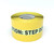 SafetyTac Glowstripe: Caution: Step Down - Inline Printed Floor Marking Tape
