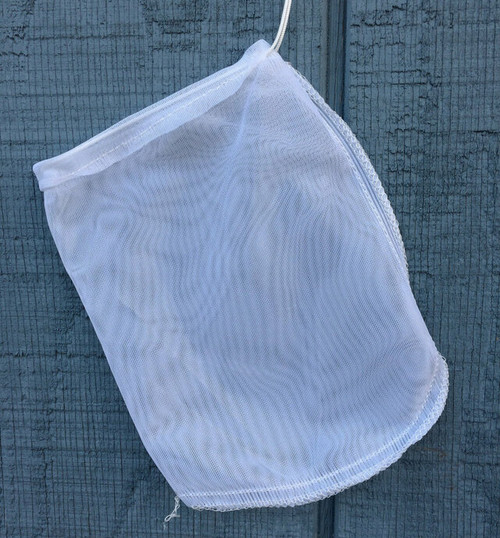 4" x 8" 400 micron compost tea bag, small