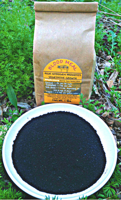 Blood Meal is a powerful source of organic nitrogen (12%)