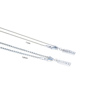 Rounded box chains (sterling silver) Rounded box chains (sterling silver)