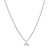 Caret pendant and chain set (sterling silver 925)