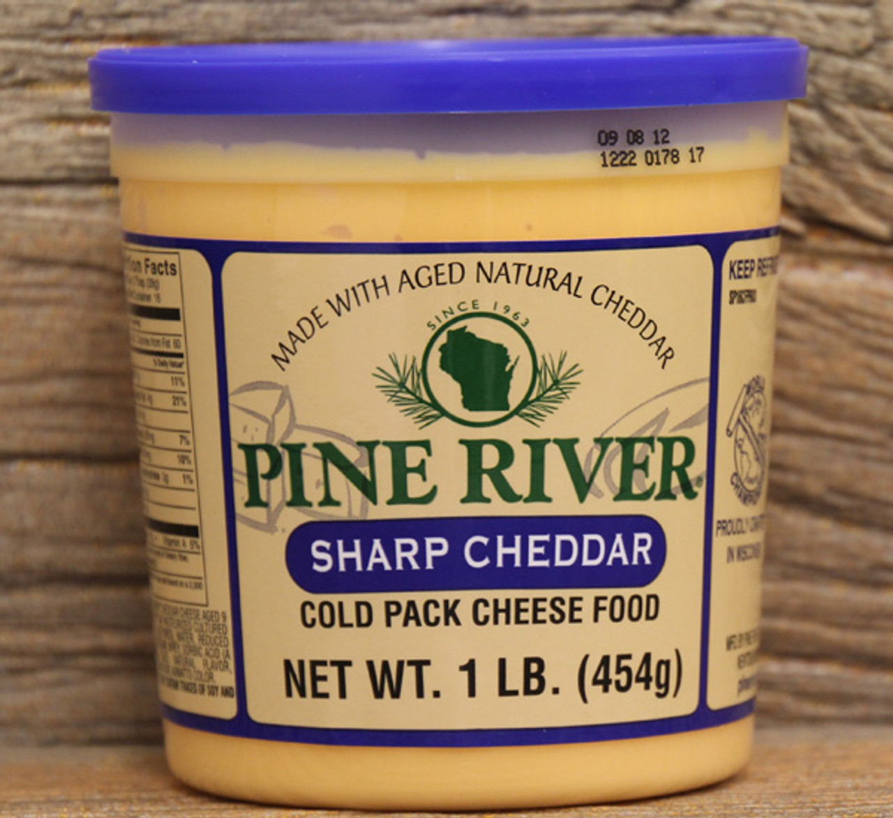 Cheddar Cheese 2 lbs - Wisconsin Cheese - Wisconsin River Meats