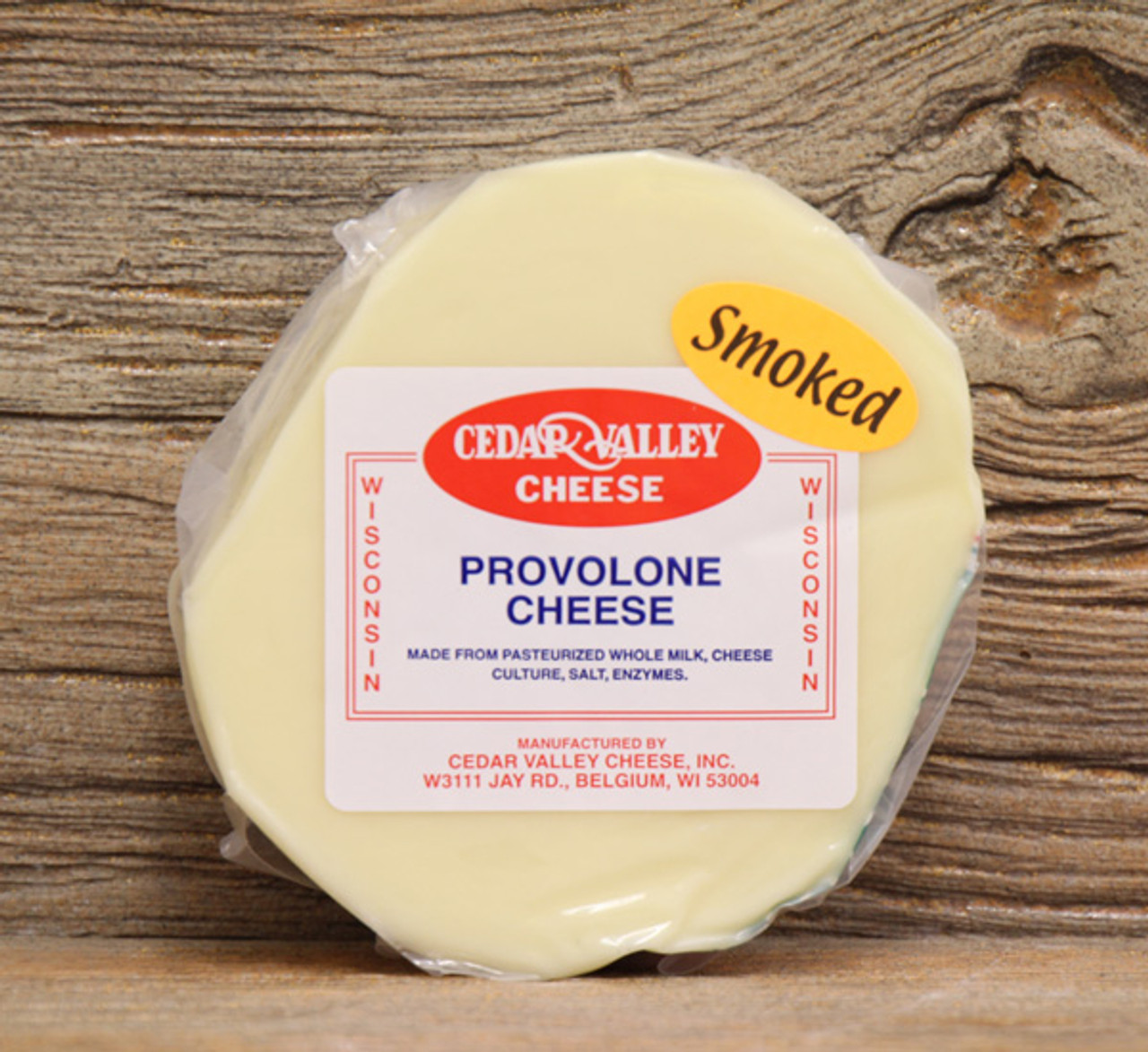 Smoked Provolone 16 oz Cedar Valley Cheese Store