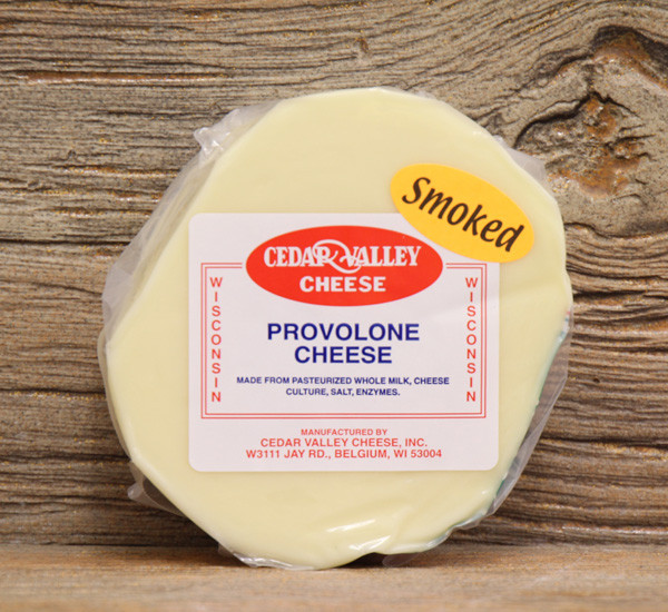 Smoked Provolone 16 oz Cedar Valley Cheese Store