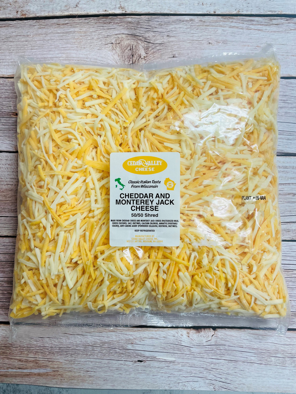 Shredded Cheddar Jack 5# bag
