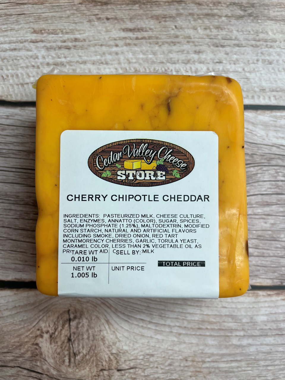 Cherry Chipotle Cheddar (16oz DD) - Cedar Valley Cheese Store