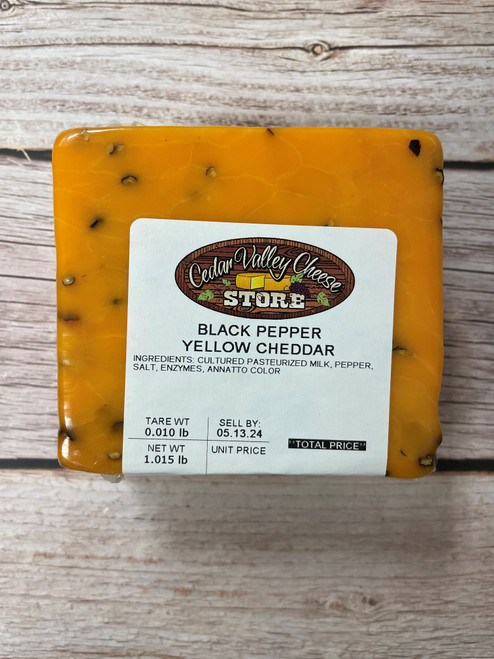 Black Pepper Yellow Cheddar