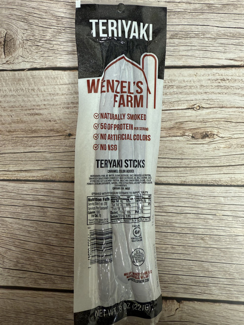 Wenzel's Farm Sausage Teriyaki Sticks