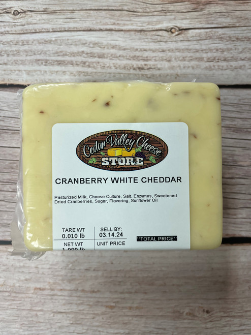 Cranberry White Cheddar