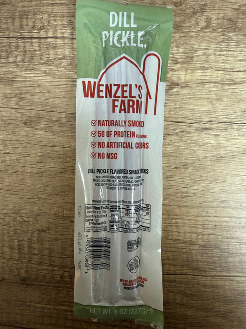 Wenzel's Farm Sausage Dill Pickle Sticks Wenzel's Farm Sausage Dill Pickle Sticks