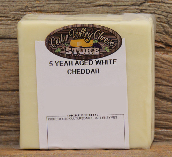 5 Year Aged White Cheddar