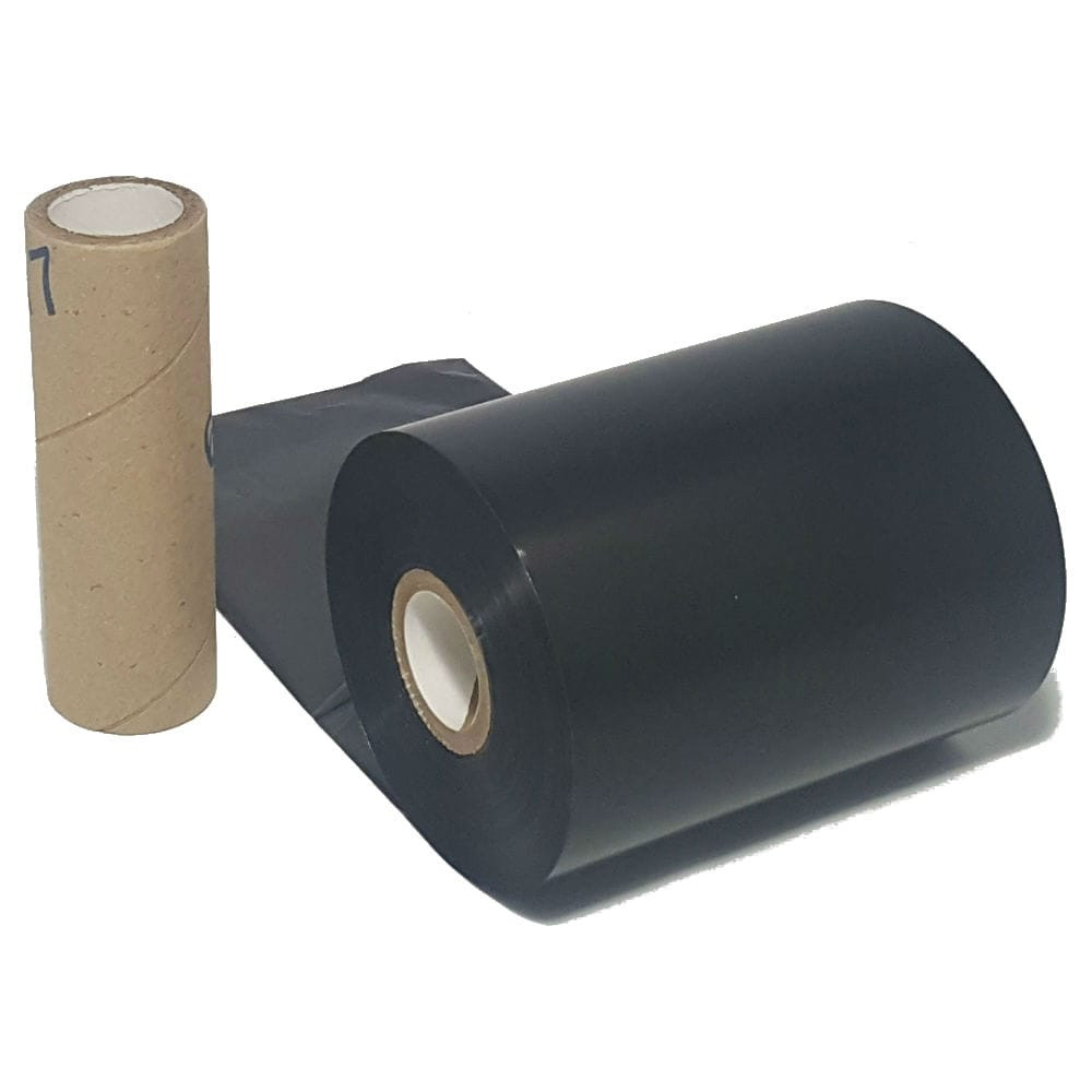 Wax Resin Ribbon: 2.08” x 1,968’ (53.0mm x 600m), Ink on Outside, Premium, Near Edge, $10.15 per Roll in 36 Roll Case