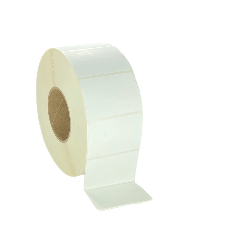 2" x 1.5", Thermal Transfer, Perforated, Roll, 3" Core, Coated, General Use $15.64 per Roll in 8 Roll Case