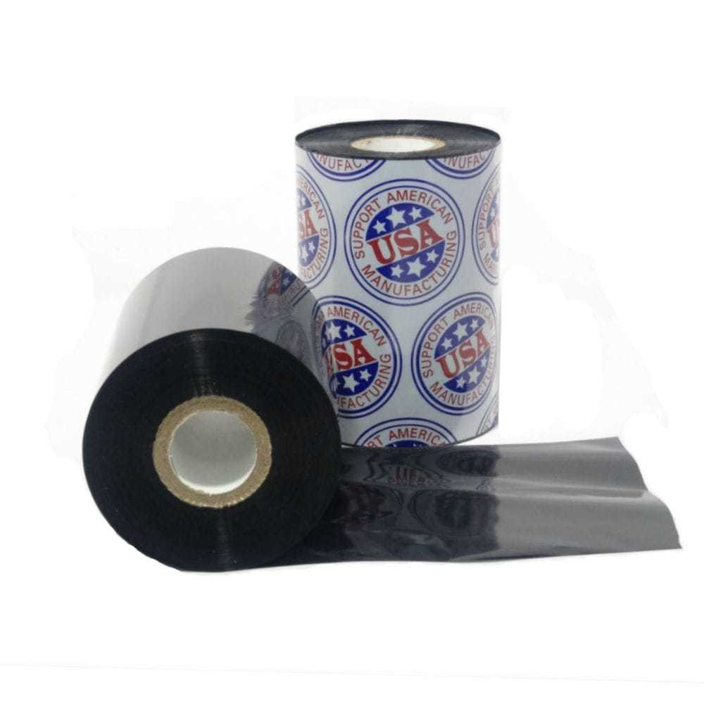 Wax Resin Ribbon: 2.36” x 984’ (60.0mm x 300m), Ink on Outside, General Use, $5.33 per Roll in 36 Roll Case