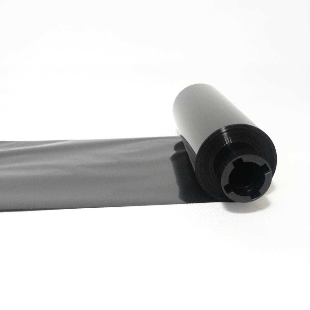 Wax Ribbon: 4.33" x 360’ (110.0mm x 110m), Ink on Inside, General Use, Half Inch Core, $2.90 per Roll in 24 Roll Case