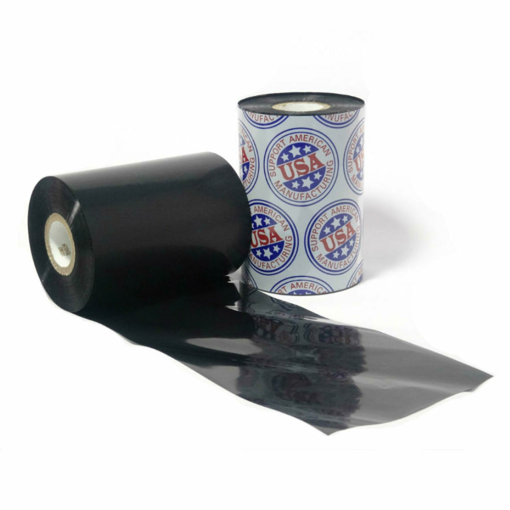 Wax Resin Ribbon: 2.17” x 3,957’ (55.0mm x 1200m), Ink on Outside, High Density, Near Edge, $16.55 per Roll in 12 Roll Case