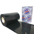 Wax Ribbon: 3.26” x 1,345’ (83.0mm x 410m), Ink on Inside, Resin Enhanced, $6.17 per Roll in 24 Roll Case