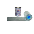 Wax Resin Ribbon: 2.16” x 2,460’ (55.0mm x 750m), Ink on Outside, Silver, Near Edge, $25.56 per Roll in 24 Roll Case