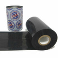 Wax Resin Ribbon: 4.33” x 1,476’ (110.0mm x 450m), Ink on Inside, High Density, Near Edge, $12.41 per Roll in 24 Roll Case