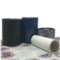 Wax Resin Ribbon: 1.18” x 1,968’ (30.0mm x 600m), Ink on Inside, Bright White, Near Edge, $11.90 per Roll in 24 Roll Case