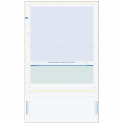 Z-Fold Eccentric, Green Check with Blue Remit, 8 1/2 x 14 Loading