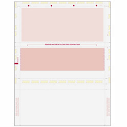 Z-Fold, Burgundy Check with Burgundy Remit, 8 1/2 x 11 Loading