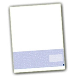 Check on Bottom, Perfs: 4" & 7 1/2” from Top, Blue, 13 Security Features Loading