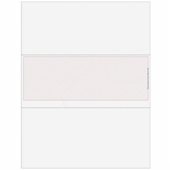 Check in Middle, Perfs - 3 1/2" & 7" from Top, Burgundy Herringbone, 13 Security Features Loading