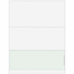 Check on Bottom, Perfs: 4" & 7 1/2” from Top, Green, 13 Security Feature Loading