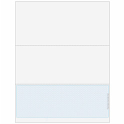 Check on Bottom, Perfs: 4" & 7 1/2" from Top, Blue, 11 Security Feature Loading