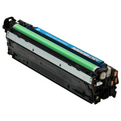HP Pro CP5225, CE741A, HP 307A, Cyan Compatible Toner Loading