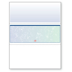 Check in Middle, Perfs - 3 1/2" & 7" from Top, Blue to Green, 13 Security Feature Loading