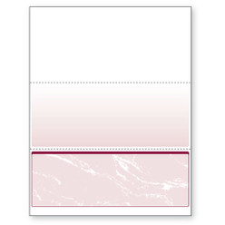Check on Bottom, Perfs: 4" & 7 1/2" from Top, Burgundy, 11 Security Features Loading