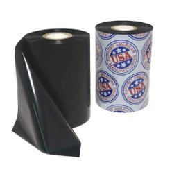 Wax Ribbon: 6.73” x 509’ (171.0mm x 155m), Ink on Outside, Resin Enhanced, $5.87 per Roll in 12 Roll Case Loading