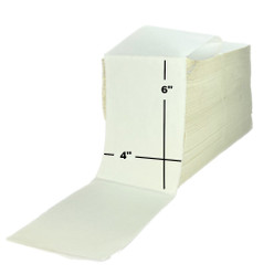 4" x 6", Thermal Transfer, Fanfold, Coated, Premium, $34.05 per Stack in 2 Stack Case Loading