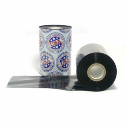 Wax Resin Ribbon: 2.17” x 1,968’ (55.0mm x 600m), Ink on Outside, High Density, Near Edge, $8.27 per Roll in 24 Roll Case Loading