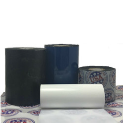 Wax Resin Ribbon: 1.18” x 2,953’ (30.0mm x 900m), Ink on Inside, Bright White, Near Edge, $17.85 per Roll in 12 Roll Case Loading