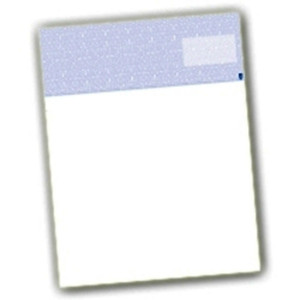 Check on Top, Perfs - 3 1/2" & 7" from Top, Blue, 13 Security Features Check on Top, Perfs - 3 1/2" & 7" from Top, Blue, 13 Security Features