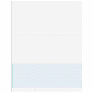 Check on Bottom, Perfs: 4" & 7 1/2" from Top, Blue, 11 Security Feature Loading