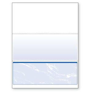 Check on Bottom, Perfs: 4" & 7 1/2" from Top, Blue, 11 Security Features Loading