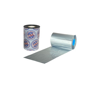 Wax Resin Ribbon: 1.18” x 1,968’ (30.0mm x 600m), Ink on Inside, Silver, Near Edge, $11.90 per Roll in 24 Roll Case Wax Resin Ribbon: 1.18” x 1,968’ (30.0mm x 600m), Ink on Inside, Silver, Near Edge, $11.90 per Roll in 24 Roll Case