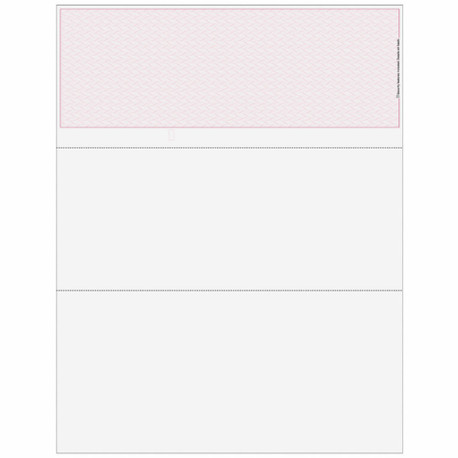 Check On Top, Perfs - 3 1/2" & 7" from Top, Burgundy Herringbone, 13 Security Features