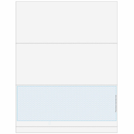 Check on Bottom, Perfs: 3 1/2", 7 1/2" & 10 1/2 from Top, Blue, 13 Security Features