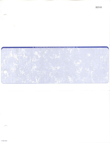 Solomon Accounts Payable /Windows preprinted, Blue Marble Middle check stock