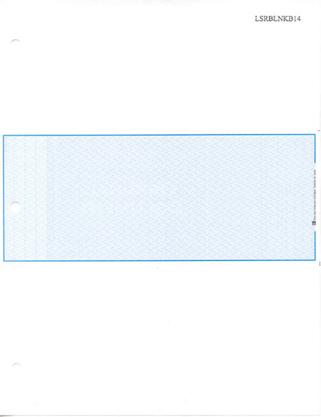 Solomon ccounts Payable preprinted, blue herringbone Middle check stock